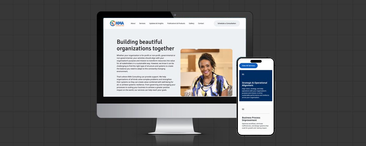 Bringing a strong vision to life with a beautiful new website