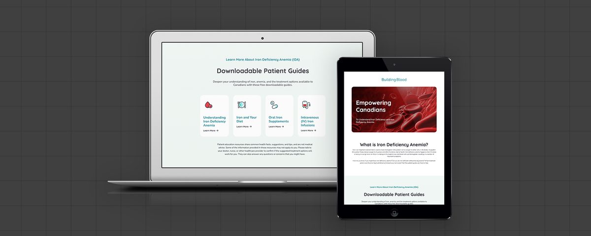 Creating a centralized resource for iron deficiency anemia education