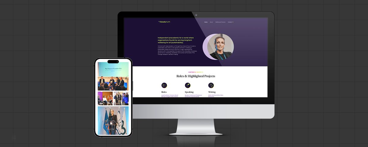 Elevating a personal branded website to better promote services