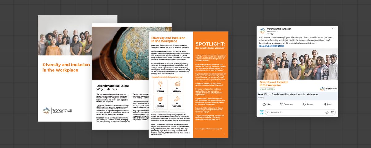 Increasing brand awareness through values-aligned collateral