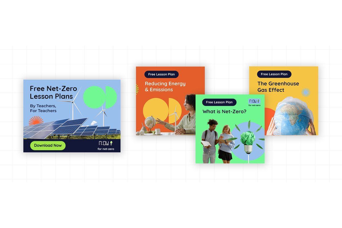Foundation for Environmental Stewardship net-zero campaign creative