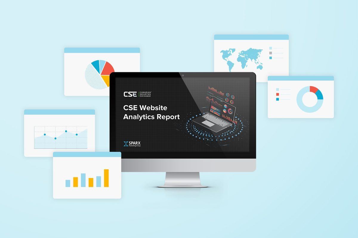 A monthly analytics report Sparx produces for the Canadian Securities Exchange