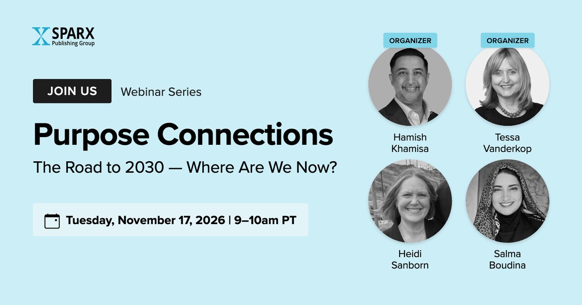 Purpose Connections webinar, The Road to 2030 — Where Are We Now?: Tuesday, November 17, 2026, 9–10am PT, with Salma Boudina and Heidi Sanborn