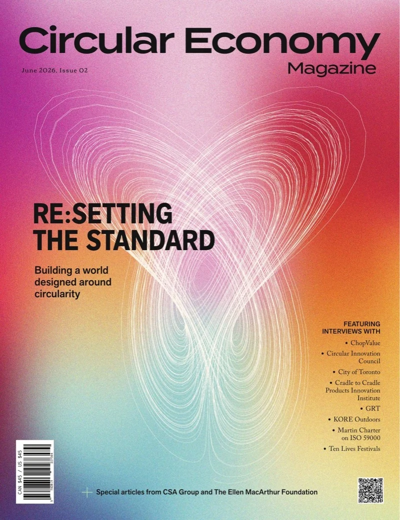 Cover of Circular Economy Magazine, Issue 02: Re:Setting the Standard